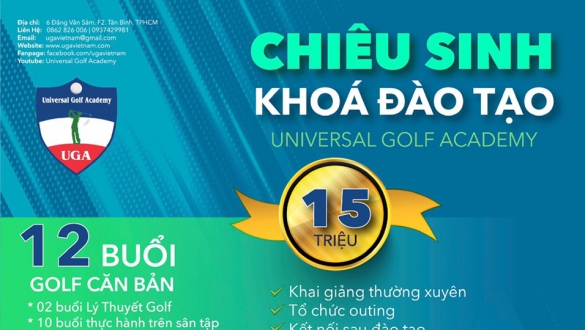 Universal Golf Academy khai giảng khóa đào tạo golf tháng 5/2021
