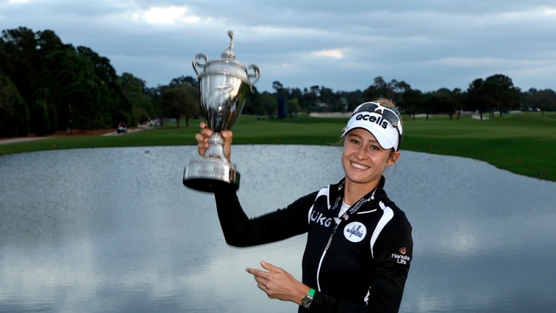 Nelly Korda trở lại ngôi số một golf nữ thế giới