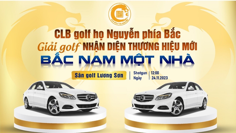 CLB golf họ Nguyễn tổ chức giải nhận diện thương hiệu mới 'Bắc Nam một nhà'