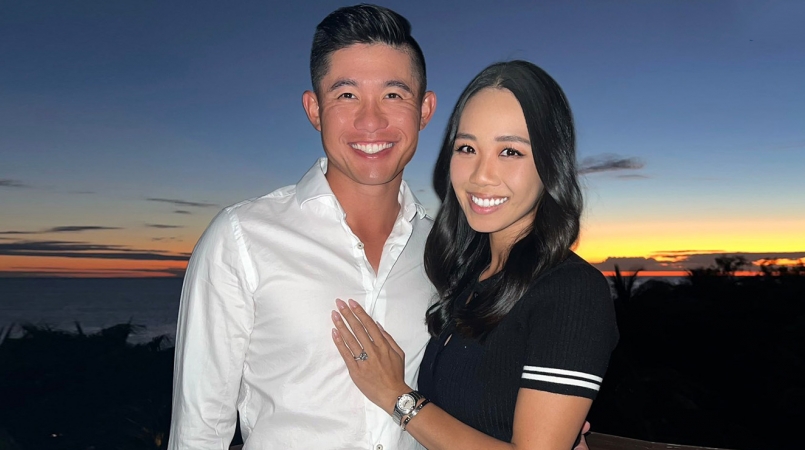 Collin Morikawa tuyên bố đính hôn với Katherine Zhu