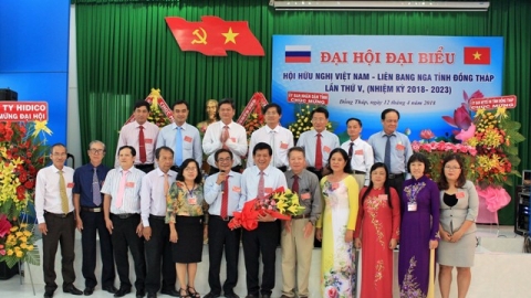 Đại hội V Hội Hữu nghị Việt - Nga tỉnh Đồng Tháp