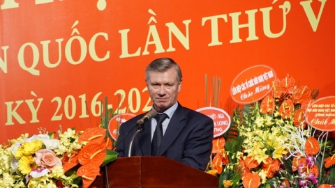 Общество Российско-вьетнамской  дружбы поздравляет  ОВРД с Днём Победы