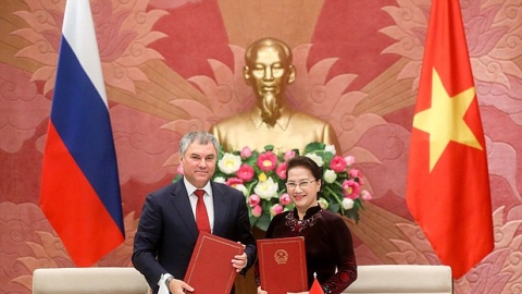 Việt Nam và LB Nga thành lập Ủy ban hợp tác liên nghị viện