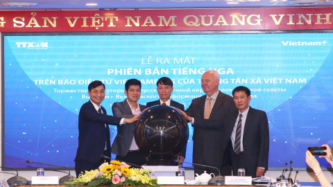 Báo điện tử Vietnam Plus (Thông tấn xã Việt Nam) chính thức khai trương phiên bản tiếng Nga