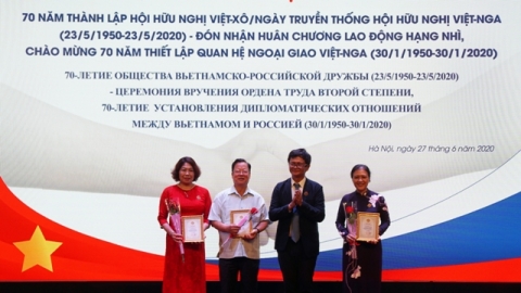 Hội Hữu nghị Việt-Nga triển khai các hoạt động hòa bình, đoàn kết, hữu nghị rất đa dạng, phong phú