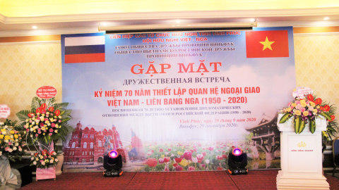 Kỷ niệm 70 năm thiết lập quan hệ ngoại giao Việt Nam - Liên bang Nga tại Vĩnh Phúc