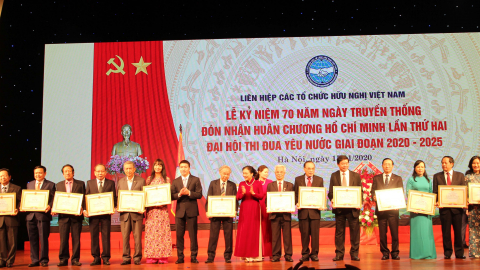 Liên hiệp các tổ chức hữu nghị Việt Nam kỷ niệm 70 năm Ngày truyền thống