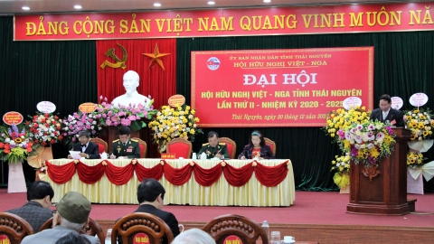 Đại hội II Hội Hữu nghị Việt-Nga tỉnh Thái Nguyên