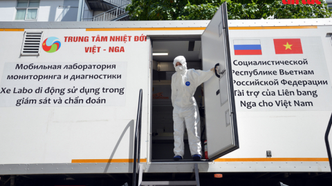 Trung tâm Nhiệt đới Việt – Nga hỗ trợ xét nghiệm phòng chống dịch hiệu quả tại TP Hồ Chí Minh
