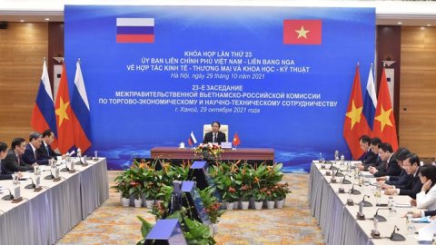 Khóa họp 23 Ủy ban liên Chính phủ Việt Nam-Liên bang Nga: nỗ lực tạo thuận lợi cho thương mại và đầu tư