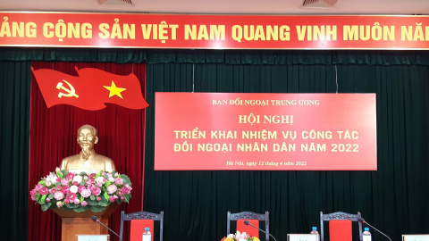 Triển khai nhiệm vụ công tác đối ngoại nhân dân năm 2022