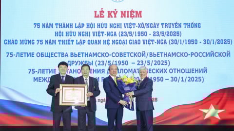 Kỷ niệm 75 năm ngày thành lập Hội Hữu nghị Việt - Xô/Ngày truyền thống Hội Hữu nghị Việt - Nga