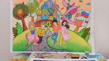 Kết quả cuộc thi vẽ tranh thiếu nhi quốc tế “Em vẽ Việt Nam – Em vẽ nước Nga” lần thứ bảy