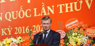 Chủ tịch Hội Hữu nghị Nga - Việt chúc mừng Hội Hữu nghị Việt - Nga nhân ngày lễ Chiến thắng 30 tháng 4