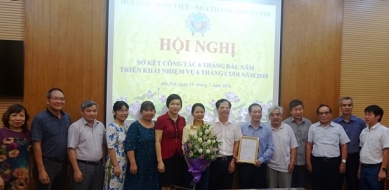 Hội Hữu nghị Việt – Nga thành phố Hà Nội sơ kết hoạt động 6 tháng đầu năm 2018