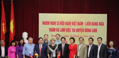 Nhóm nghị sĩ hữu nghị Việt – Nga, Hội Hữu nghị Việt – Nga, Đại sứ quán Nga,  Armenia thăm huyện Đông Anh