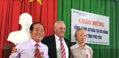 Liên hiệp các TCHN và Hội Hữu nghị Việt – Nga tỉnh Phú Yên gặp gỡ Tổng lãnh sự Nga
