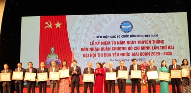 Liên hiệp các tổ chức hữu nghị Việt Nam kỷ niệm 70 năm Ngày truyền thống