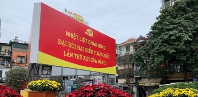 Ngày 25 tháng 1 khai mạc Đại hội đại biểu toàn quốc lần thứ XIII Đảng cộng sản Việt Nam