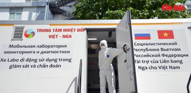 Trung tâm Nhiệt đới Việt – Nga hỗ trợ xét nghiệm phòng chống dịch hiệu quả tại TP Hồ Chí Minh