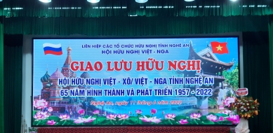 Hội Hữu nghị Việt - Nga tỉnh Nghệ An kỷ niệm 65 năm thành lập