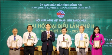 Đại hội đại biểu lần thứ hai Hội Hữu nghị Việt - Nga tỉnh Đồng Nai