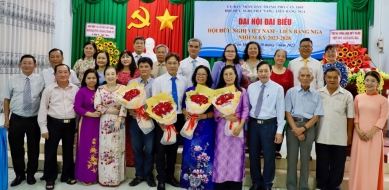Đại hội Hội Hữu nghị Việt - Nga thành phố Cần Thơ nhiệm kỳ 2023-2028