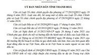 Thanh Hóa: Chấp thuận điều chỉnh chủ trương đầu tư dự án Trang trại chăn nuôi lợn thịt công nghệ an toàn sinh học