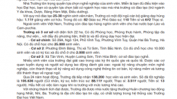 Đại học Kinh doanh và Công nghệ Hà Nội tuyển sinh năm 2020