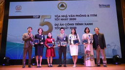 Diamond Lotus Riverside lọt top 5 công trình xanh tốt nhất 2020