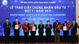 Gần 1 tỉ USD được doanh nghiệp nước ngoài rót vốn vào Bình Dương