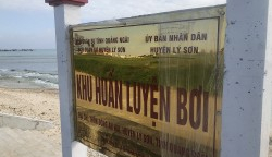 Hồ bơi 2.100 m2 trên bờ biển Lý Sơn ngốn 6,8 tỷ đồng