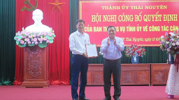 Nóng: Khởi tố bị can đối với ông Phan Mạnh Cường - Bí thư Thành ủy Thái Nguyên