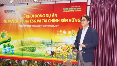 HDBank khởi động dự án “Tư vấn quản trị ESG và Tài chính bền vững” cùng PwC