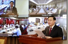 Ban Chấp hành Đảng bộ thành phố Hà Nội thảo luận về phát triển kinh tế, xã hội Thủ đô