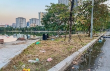 Công viên hồ điều hoà Mai Dịch - Hà Nội: Tình trạng xuống cấp của dự án gần nghìn tỷ