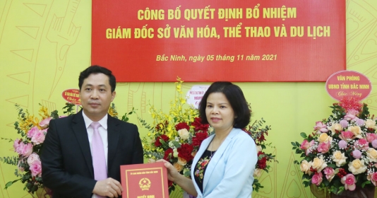 Bắc Ninh bổ nhiệm tân giám đốc Sở Văn hóa, Thể thao và Du lịch và Chánh văn phòng UBND tỉnh