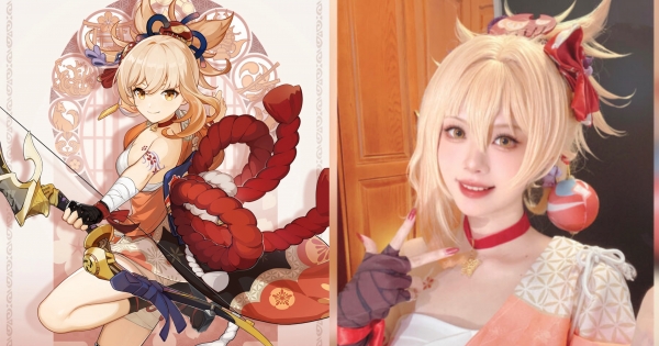 The Chinese coser “caused a fever” with the cosplay ‘Firework Queen’ Yoimiya that was no different from the original
