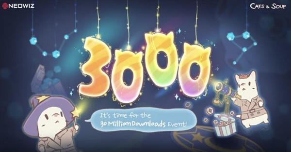 Cats & Soup celebrates the milestone of 30 million downloads with a series of “terrible” events and gifts