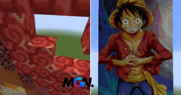 Luffy Bất Ngờ Xuất Hiện Trong Minecraft Dưới Dạng Art Pixel Khiến Nhm Thích  Thú