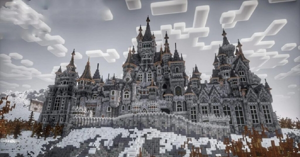 Resident Evil fans recreate the beautiful Dimitrescu castle in Minecraft