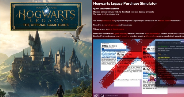 A game born to boycott Hogwarts Legacy after the controversy related to the LGBT+ community