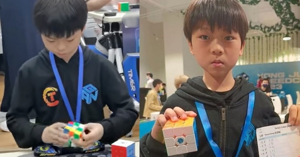 In less than 5 seconds, the 9-year-old boy set a world record for fast Rubik’s solve