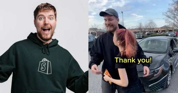 YouTuber MrBeast caused a lot of controversy when he gave a car to a female service worker