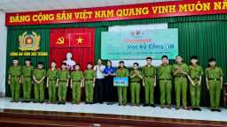 Sóc Trăng: 81 chiến sĩ nhí tham gia Chương trình trải nghiệm “Học kỳ Công an”