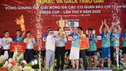 Gala tổng kết và trao giải Press Cup 2025: 