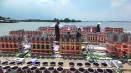 Cần Thơ: Cận cảnh trận địa pháo hoa trước giờ khai hỏa chào mừng đại lễ 30/4