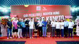 Khai mạc giải Pickleball Nguyên Hưng - Tranh cúp Kamito: Sân chơi gắn kết tinh thần thể thao cộng đồng