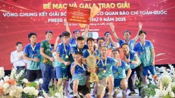 Dư âm Press Cup 2025 sau tiếng còi mãn cuộc
