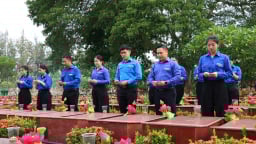 Tuổi trẻ Cần Thơ khắc ghi công ơn liệt sĩ bằng hành động thiết thực